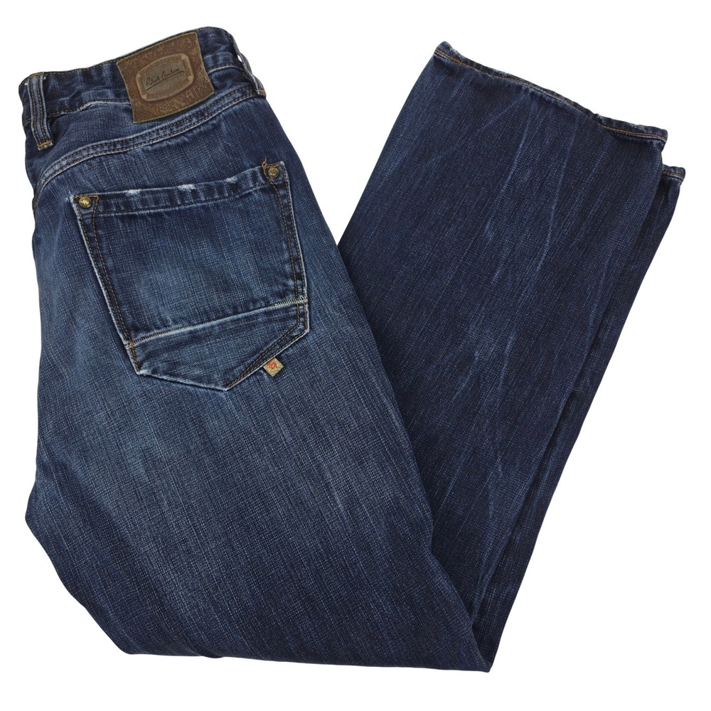 Robert Graham Yates Classic Fit Jeans‎ Men's 34x28 Dark Wash Straight Leg Luxury
